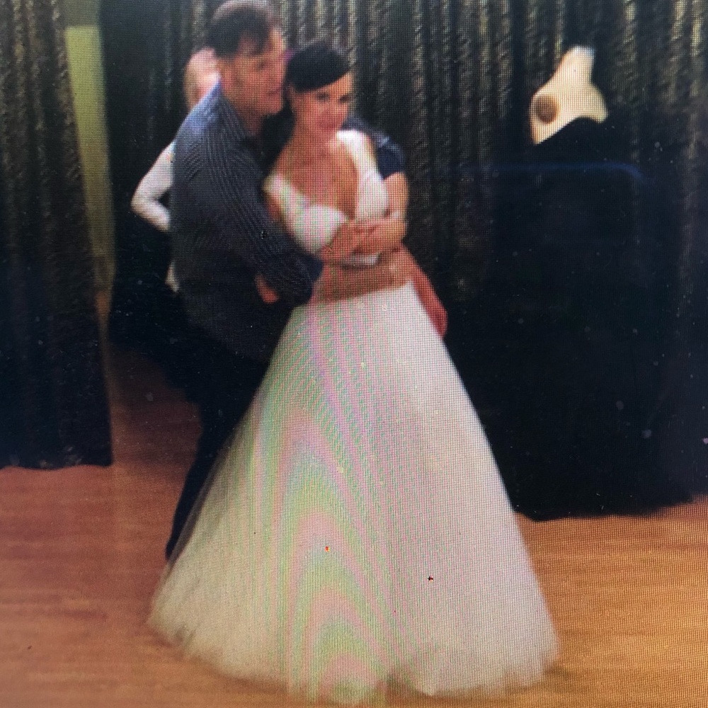 Matthew Christopher custom princess wedding skirt